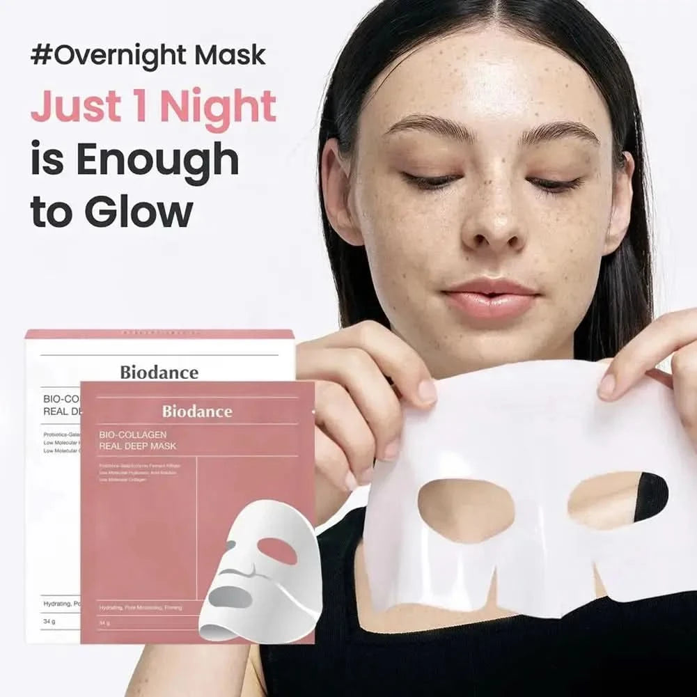 1/4 pièces pour Biodance bio-colagène hydratant Patch masque masque hydratant en profondeur nourrissant pour les femmes soins de la peau Jay Cosmetic