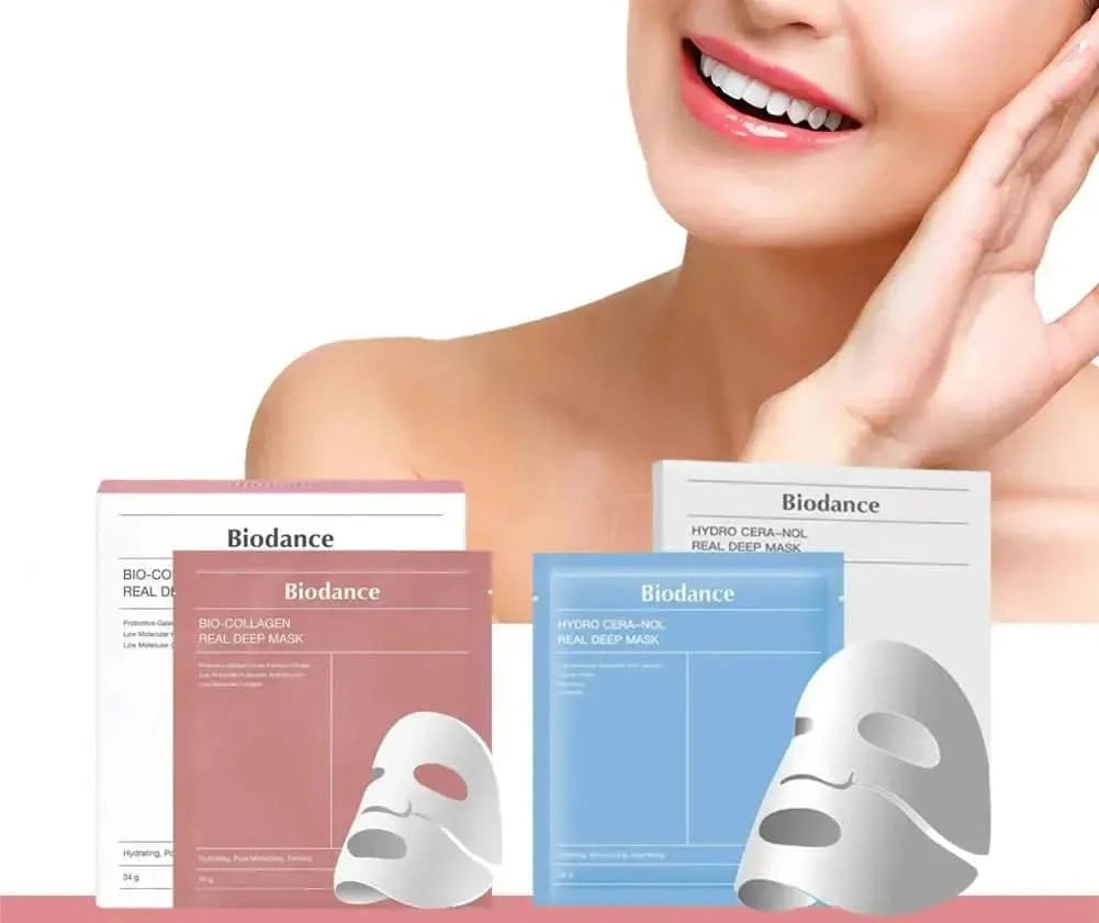 1/4 pièces pour Biodance bio-colagène hydratant Patch masque masque hydratant en profondeur nourrissant pour les femmes soins de la peau Jay Cosmetic