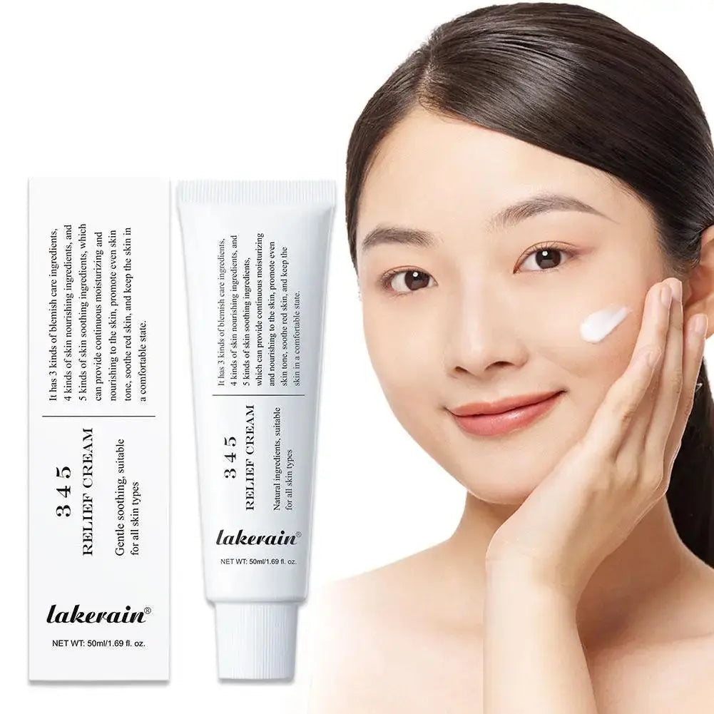 345 crème de soulagement crème hydratante pour le visage nourrir apaisant réparation de la peau acné propre pour peau grasse, Lotion hydratante pour le visage soins de la peau Jay Cosmetic