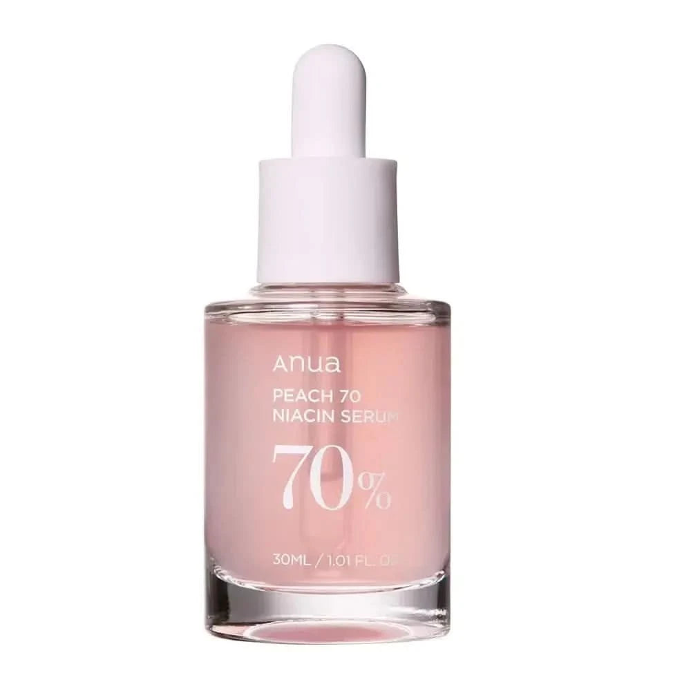 Anua Peach 70 Niacinamide Serum 30ml, Moisturizing Facial Serum, Daily Cleansing Beauty, Korean Skincare Jay Cosmetic