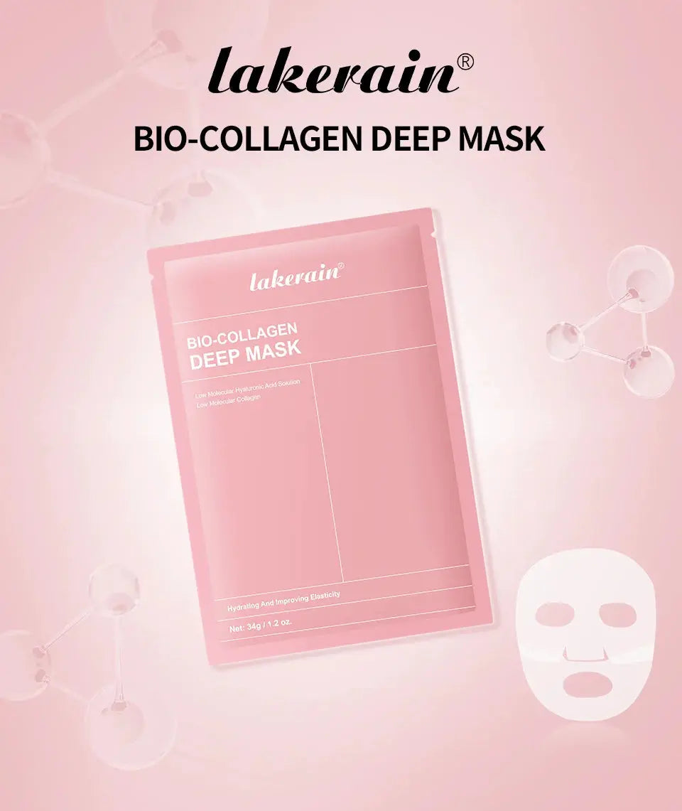 Bio-colagène véritable masque profond supplément collagène hydratant nuit masque hydrogel amélioration de l'élasticité minimisant les pores raffermissant Jay Cosmetic