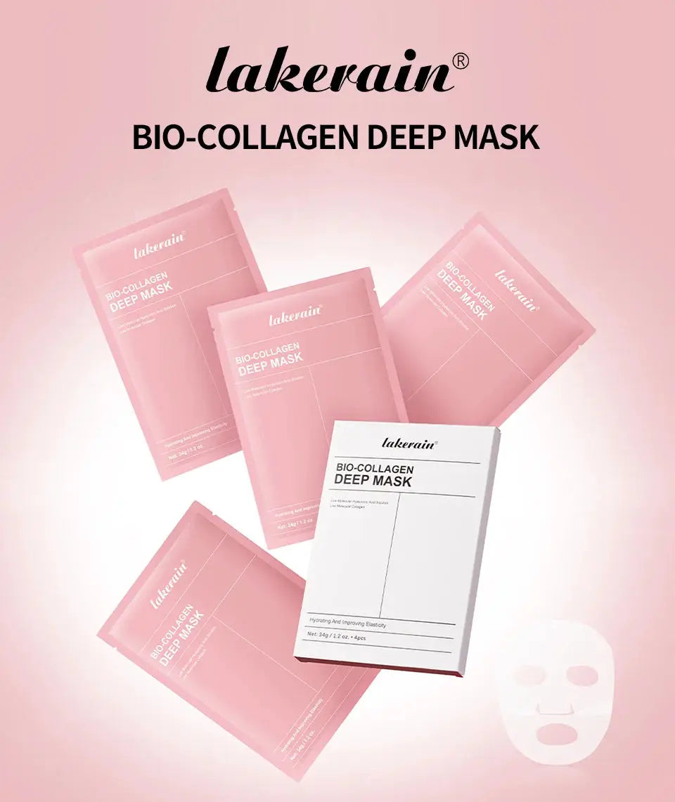 Bio-colagène véritable masque profond supplément collagène hydratant nuit masque hydrogel amélioration de l'élasticité minimisant les pores raffermissant Jay Cosmetic