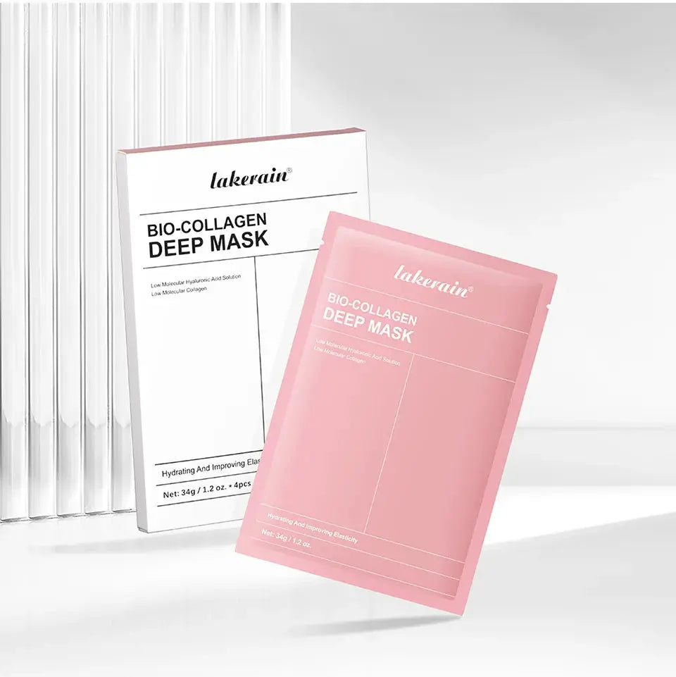 Bio-colagène véritable masque profond supplément collagène hydratant nuit masque hydrogel amélioration de l'élasticité minimisant les pores raffermissant Jay Cosmetic