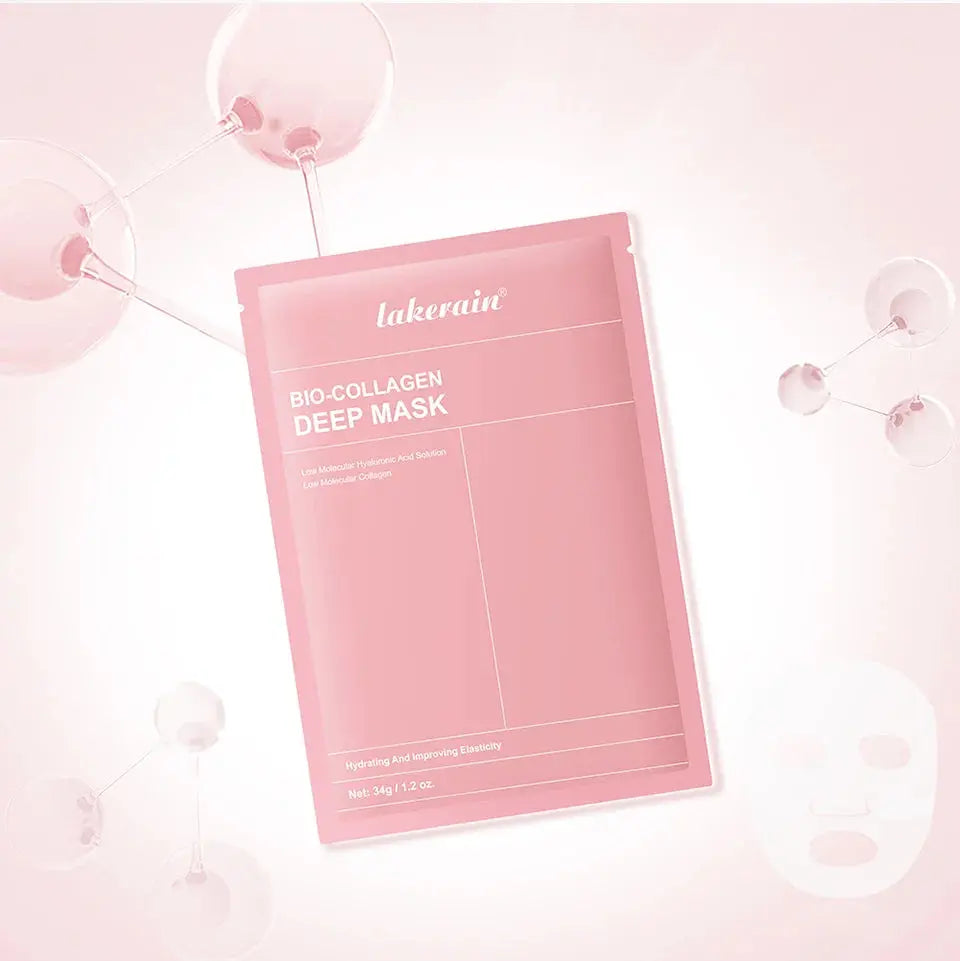 Bio-colagène véritable masque profond supplément collagène hydratant nuit masque hydrogel amélioration de l'élasticité minimisant les pores raffermissant Jay Cosmetic