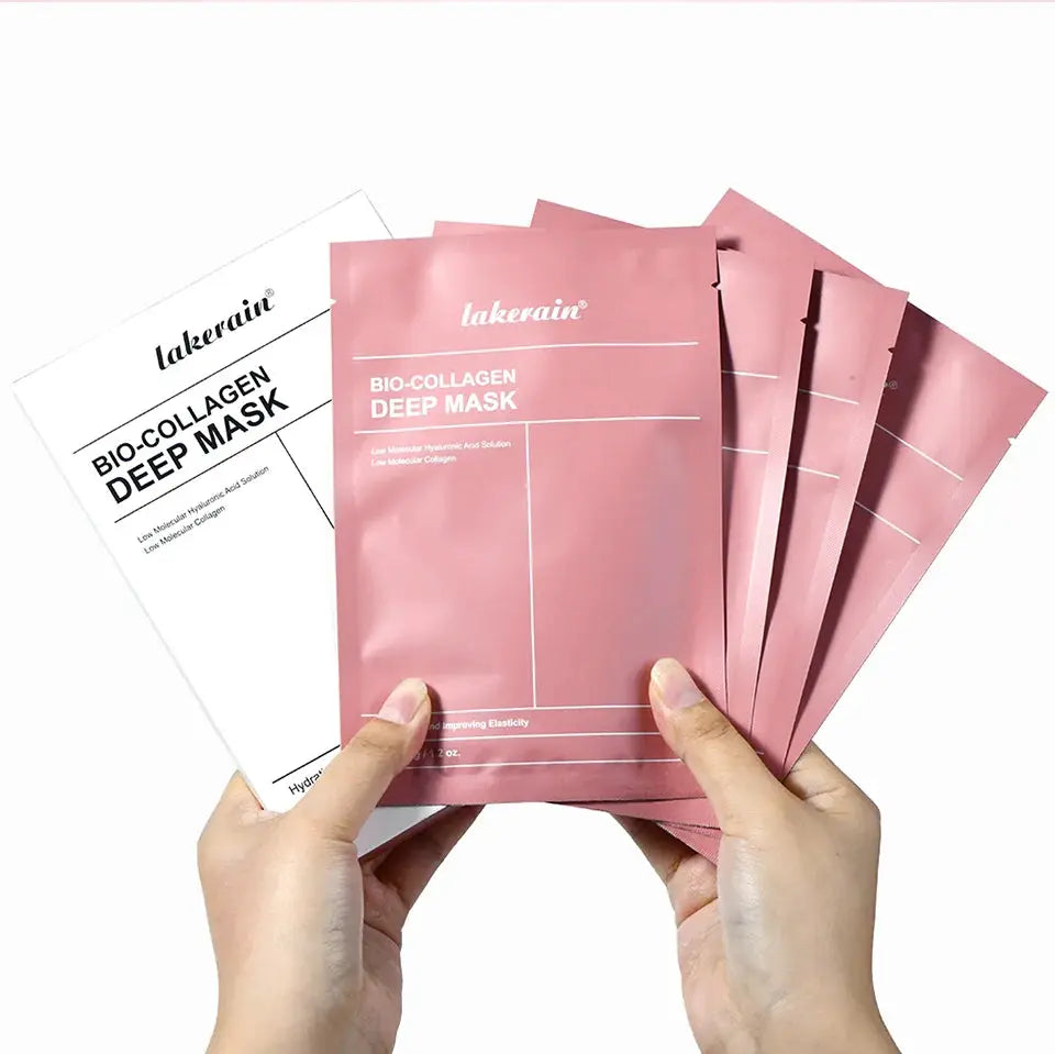 Bio-colagène véritable masque profond supplément collagène hydratant nuit masque hydrogel amélioration de l'élasticité minimisant les pores raffermissant Jay Cosmetic