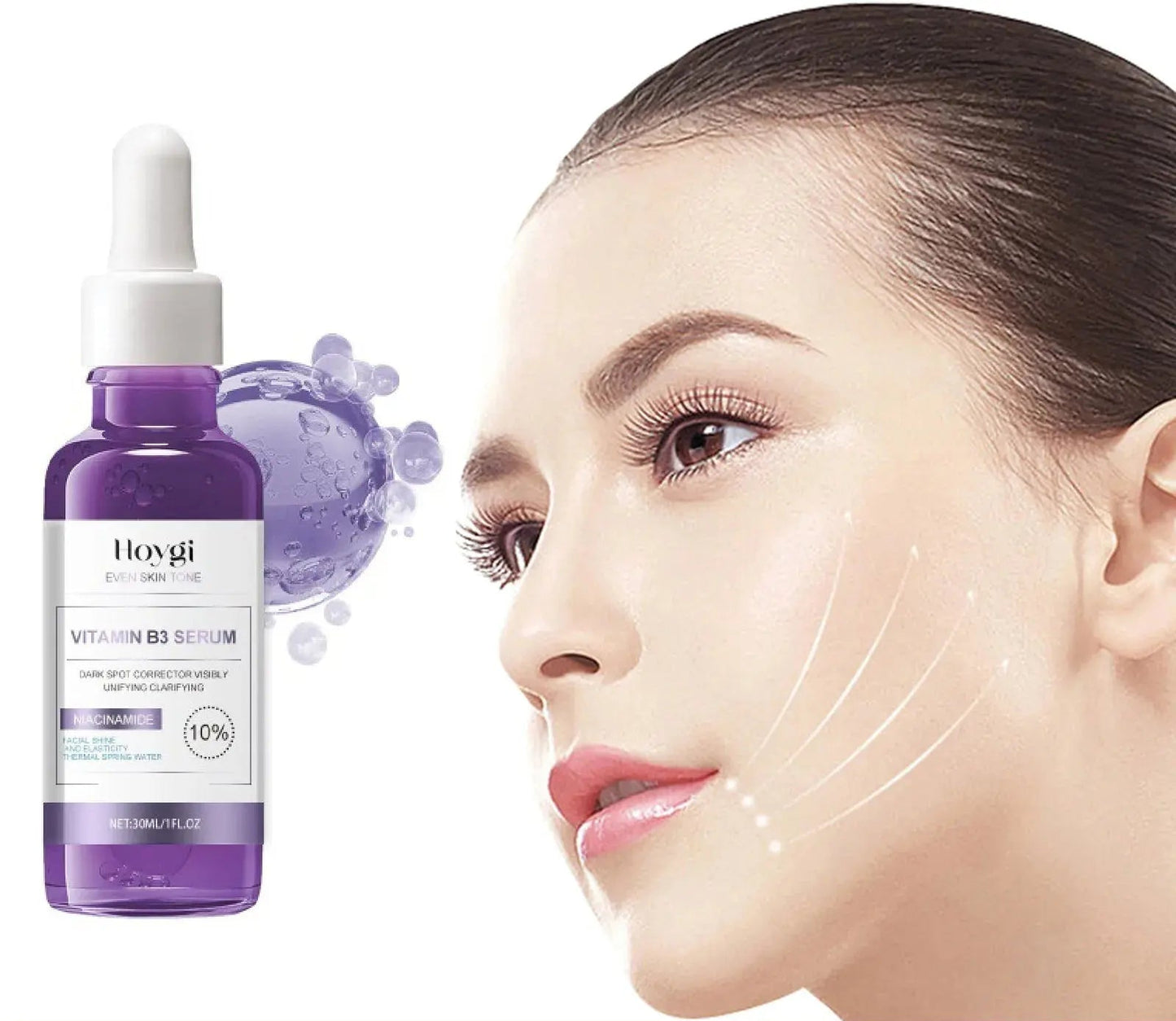 Sérum Niacinamide correcteur de taches foncées, hydratant, éclaircissant, nettoyage des Pores, estompe les ridules, démaquillant, soins coréens pour la peau Jay Cosmetic