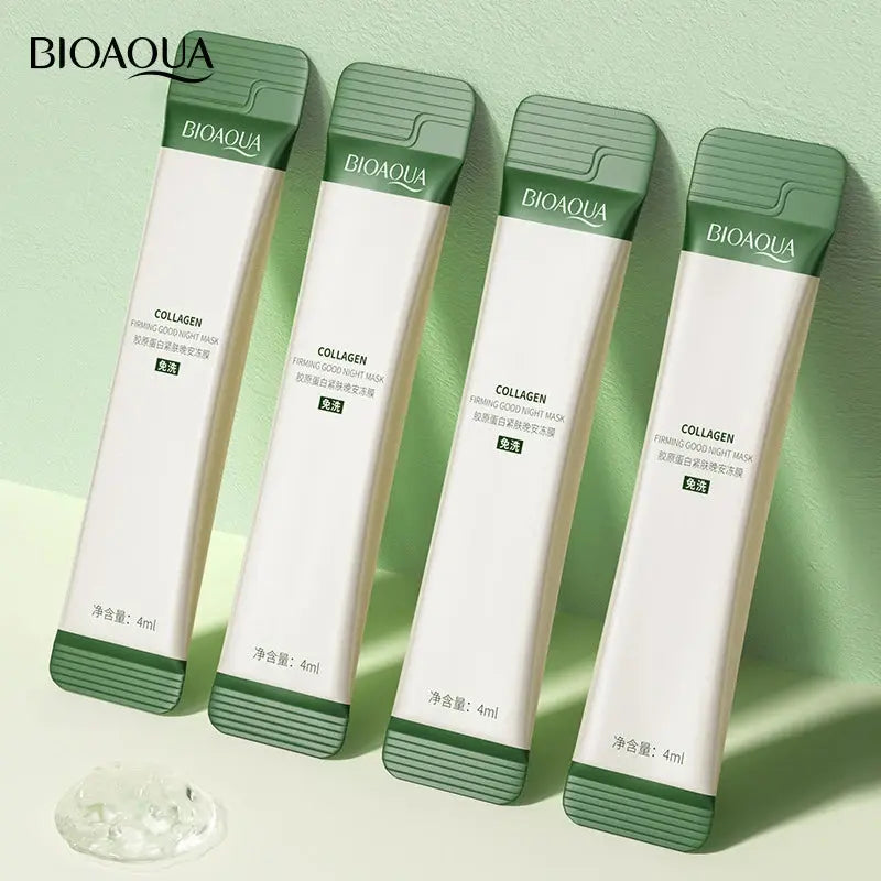 30 pièces BIOAQUA collagène dormir masques pour le visage soin de la peau hydratant éclaircissant raffermissant masque coréen soins de la peau pour le visage Jay Cosmetic
