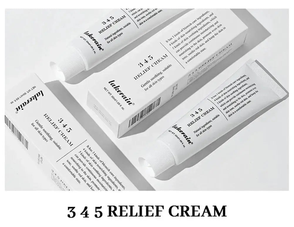 345 crème de soulagement crème hydratante pour le visage nourrir apaisant réparation de la peau acné propre pour peau grasse, Lotion hydratante pour le visage soins de la peau Jay Cosmetic