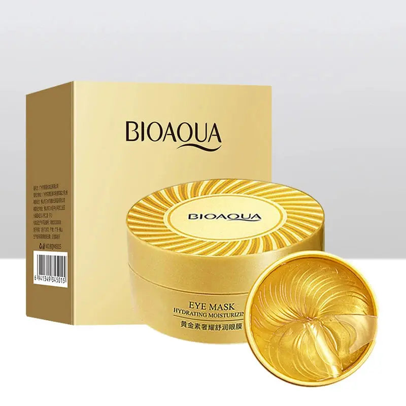 60pcs Gold Collagen Eye Mask moisturizing Anti Dark Circles removal Eye Bags Eyes Care Gel Masks Beauty Firming Eye Patches Jay Cosmetic