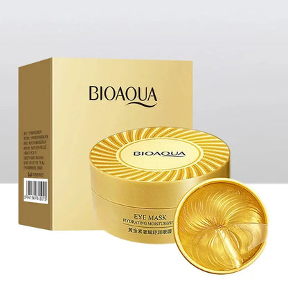 60pcs Gold Collagen Eye Mask moisturizing Anti Dark Circles removal Eye Bags Eyes Care Gel Masks Beauty Firming Eye Patches Jay Cosmetic