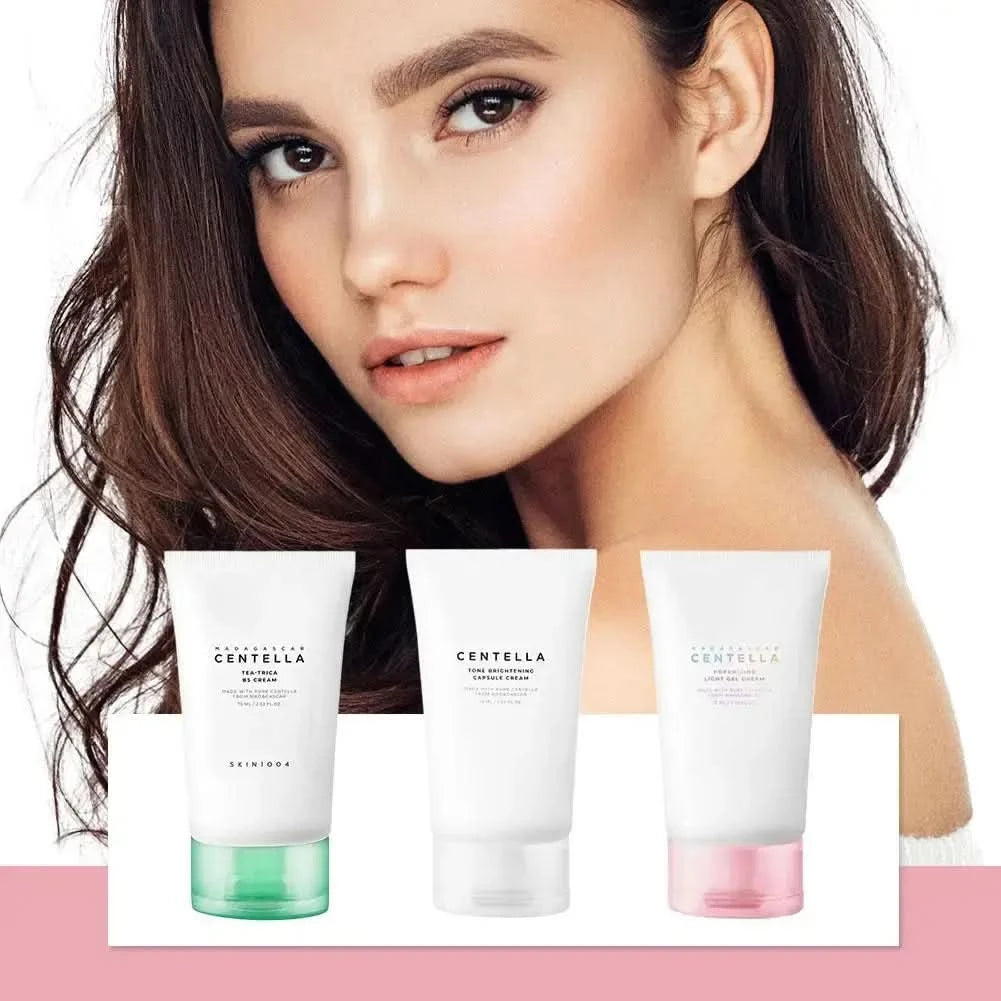 75ML Madagascar Centella Pouleur Crème Gel Légère Serrage Pores |   Ampoule de capsule cutanée irritée apaisante, soins de la peau Jay Cosmetic