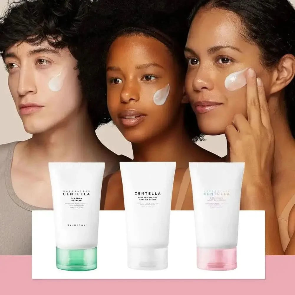 75ML Madagascar Centella Pouleur Crème Gel Légère Serrage Pores |   Ampoule de capsule cutanée irritée apaisante, soins de la peau Jay Cosmetic