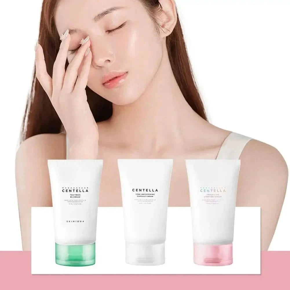 75ML Madagascar Centella Pouleur Crème Gel Légère Serrage Pores |   Ampoule de capsule cutanée irritée apaisante, soins de la peau Jay Cosmetic