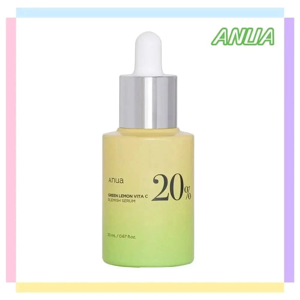 Anua Green Lemon Vitamin C Serum with Vitamin E,face serum,Hyaluronic & Ferulic Acid （0.67 fl.oz / 20ml ) skin care products Jay Cosmetic