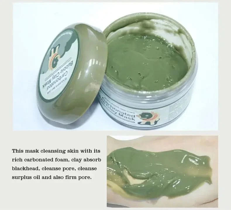BIOAQUA Bubble Clay Mask Moisturizing Deep Cleansing Oil Control Blackhead Remover Face Mask Facial Mud Masks Skin Care for Face Jay Cosmetic