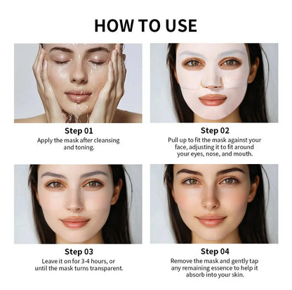 Bio-colagène véritable masque profond supplément collagène hydratant nuit masque hydrogel amélioration de l'élasticité minimisant les pores raffermissant Jay Cosmetic