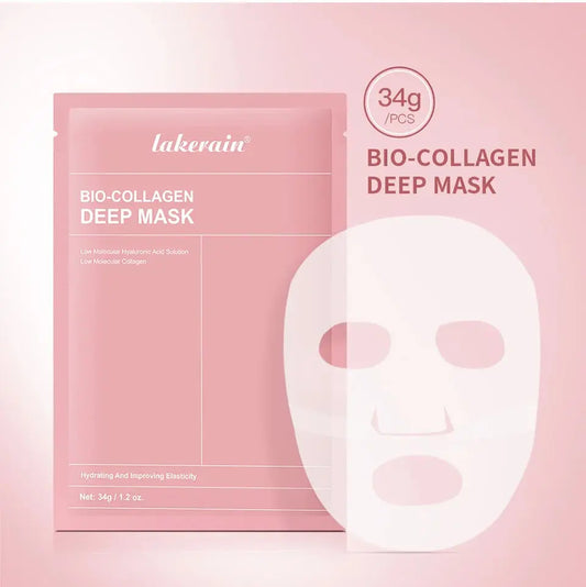 Bio-colagène véritable masque profond supplément collagène hydratant nuit masque hydrogel amélioration de l'élasticité minimisant les pores raffermissant Jay Cosmetic