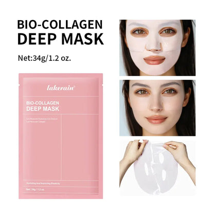 Bio-colagène véritable masque profond supplément collagène hydratant nuit masque hydrogel amélioration de l'élasticité minimisant les pores raffermissant Jay Cosmetic