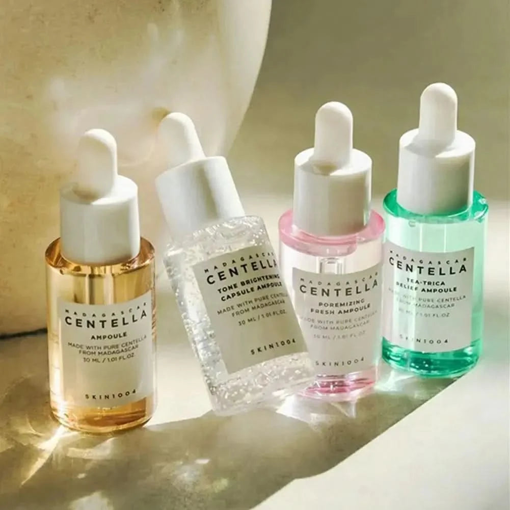 Centella Asiatica Essence Kit Moisturizing Centella Toner Brightening Facial Serum Calming Moisturizing Brightening Face Care Jay Cosmetic