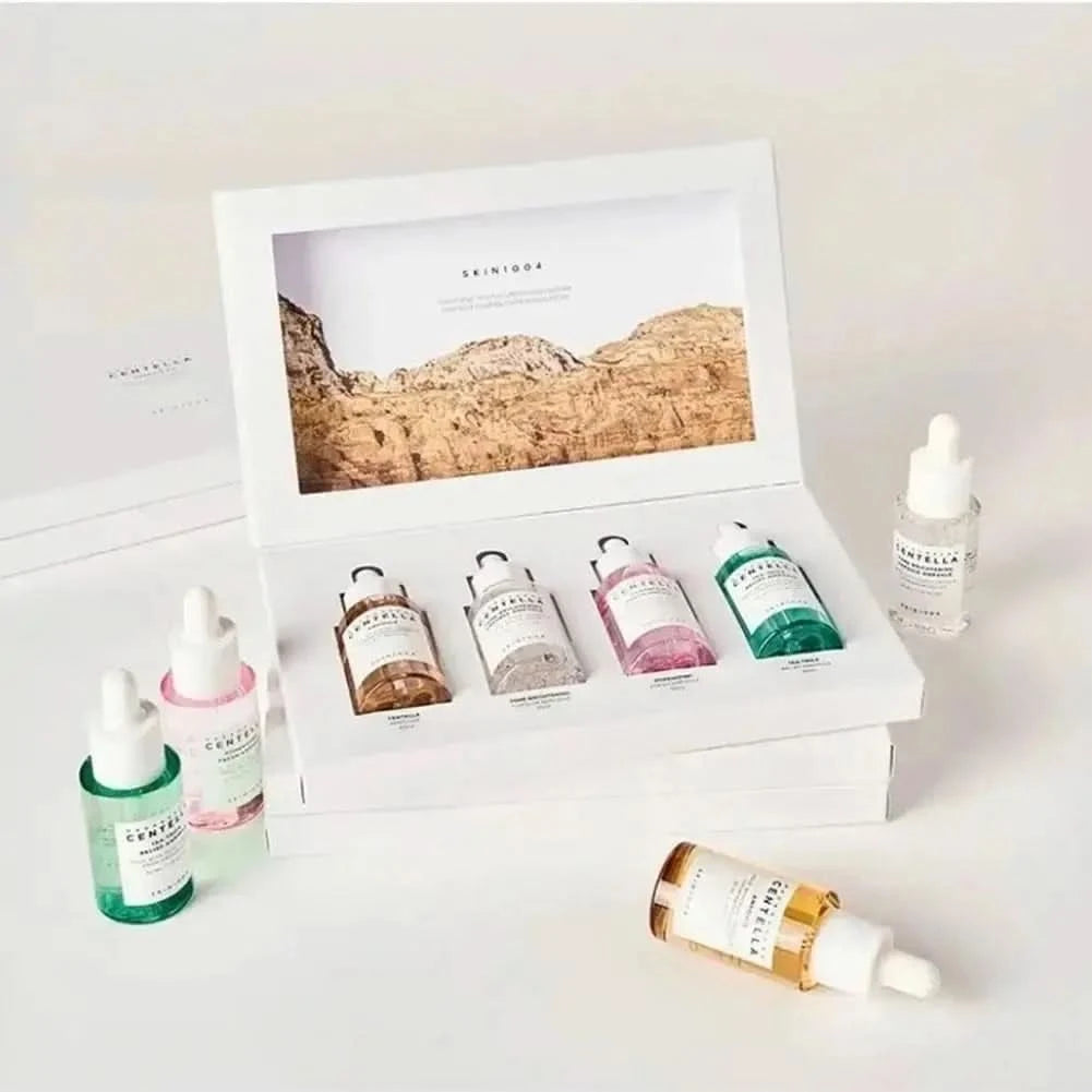 Centella Asiatica Essence Kit Moisturizing Centella Toner Brightening Facial Serum Calming Moisturizing Brightening Face Care Jay Cosmetic