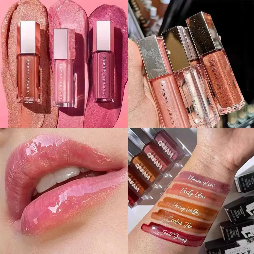 Fenty beauté miroitant brillant à lèvres Sexy dodu paillettes cristal gelée rouge à lèvres hydratant brillance lèvres Essence femmes maquillage des lèvres Jay Cosmetic