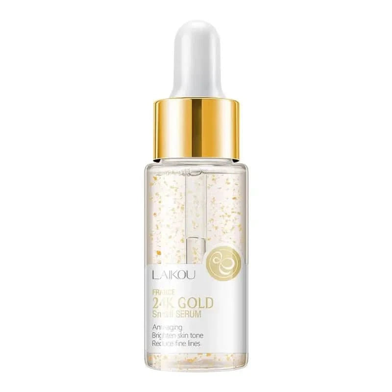 LAIKOU Face Serum Sakura Anti-Aging Essence Hyaluronic Acid 24K Gold Brightening Vitamin C Anti Rejuvenation Skin Care Serum Jay Cosmetic