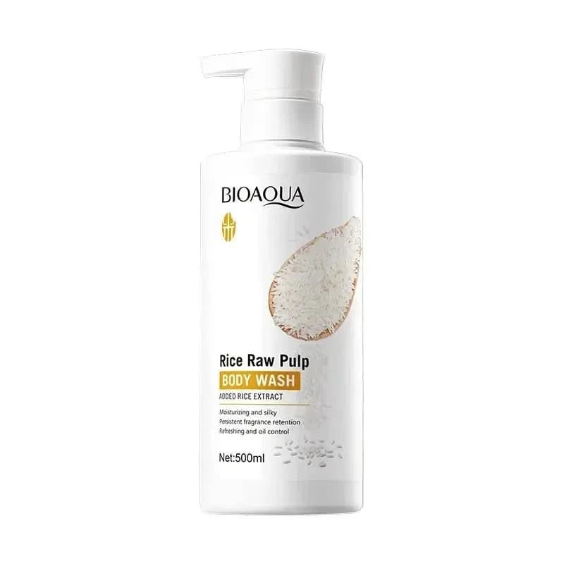 Rice skin care product set BIOAOUA rice puree series six-piece box Jay Cosmetic